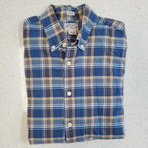 J. Crew Slim Fit Button Down 100% Cotton Quality Woven Long Sleeve Shirt | Sz M